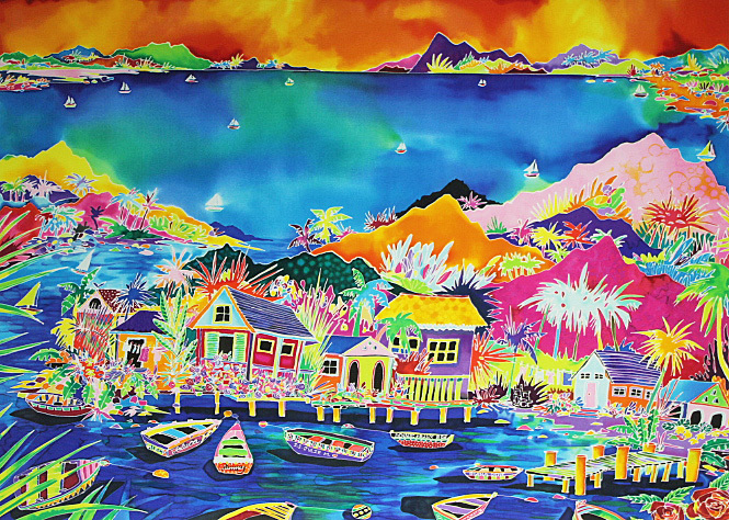 中古】ジェニファー・マークス ジグソーパズル FISH FOR DINNER