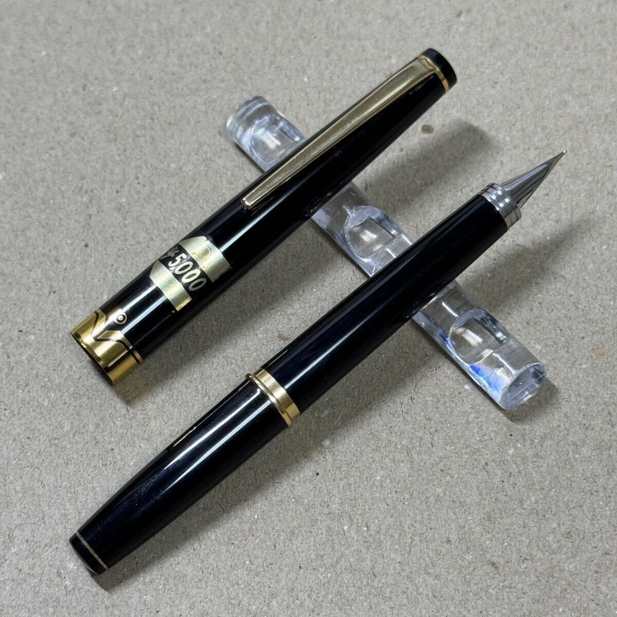 新品】新品未使用 platinumプラチナ 型番不明 ショート軸万年筆 14K