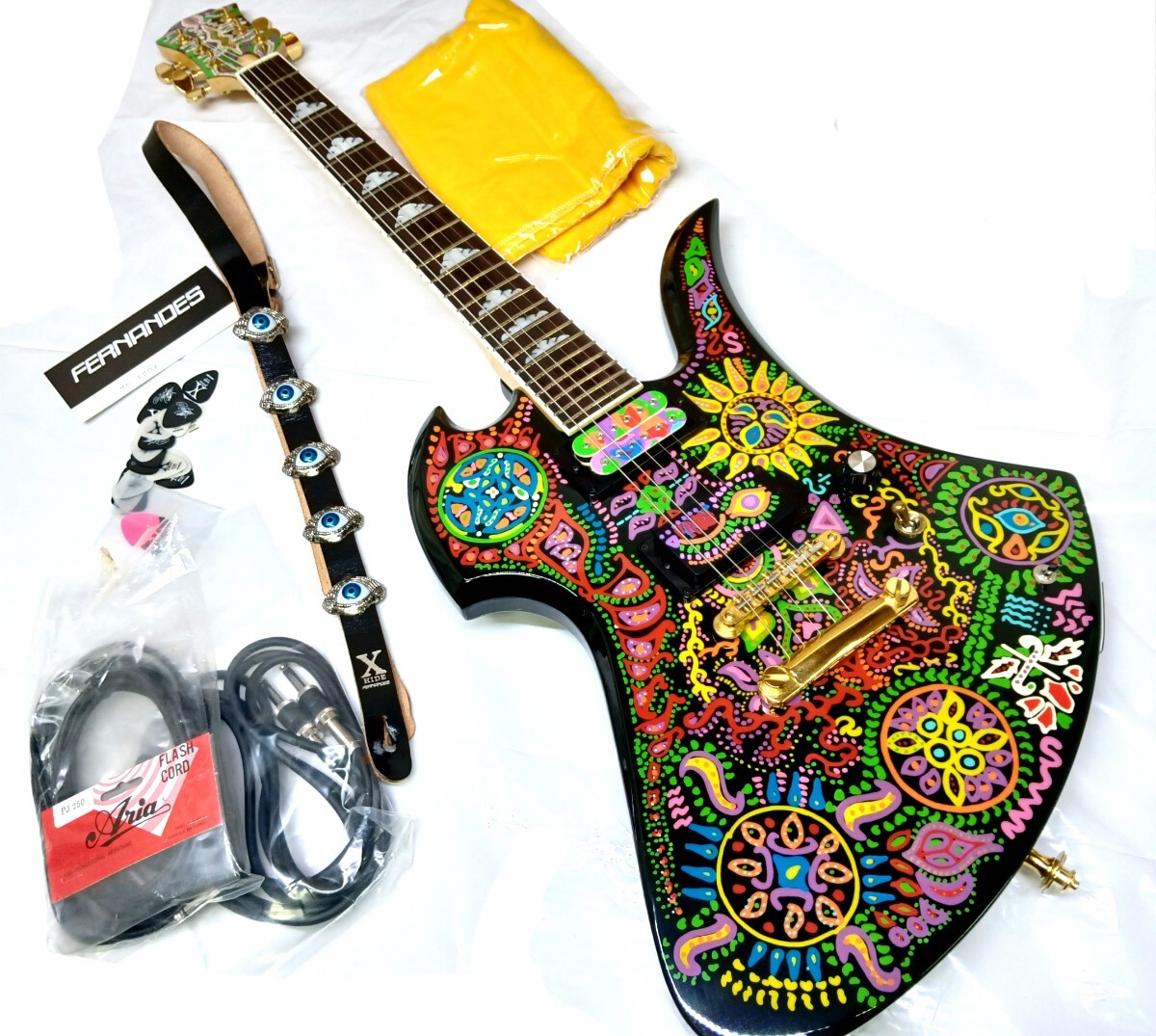 希少 美品 石ロゴ FLG レスポール タイプ 無垢 日本製 フェルナンデス