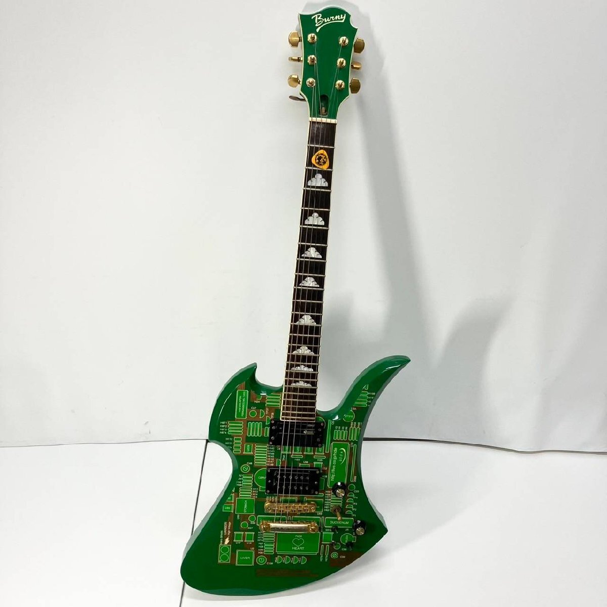 中古】BURNY MG-145S HY / XJAPAN hide イエローハートの落札情報詳細