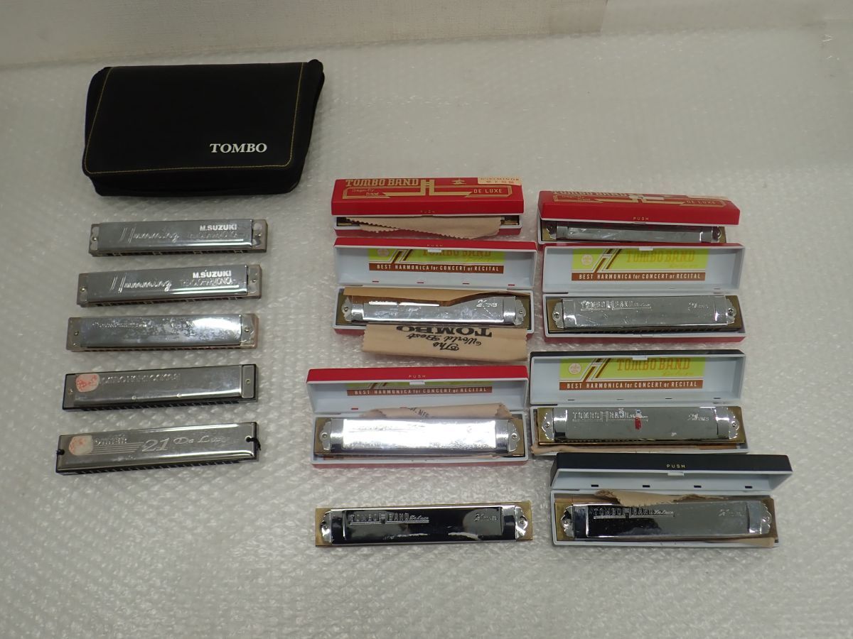 大石 昌美 高級ハーモニカ 24TONES A/Am/C/C#/G/Gm 6本セット ケース