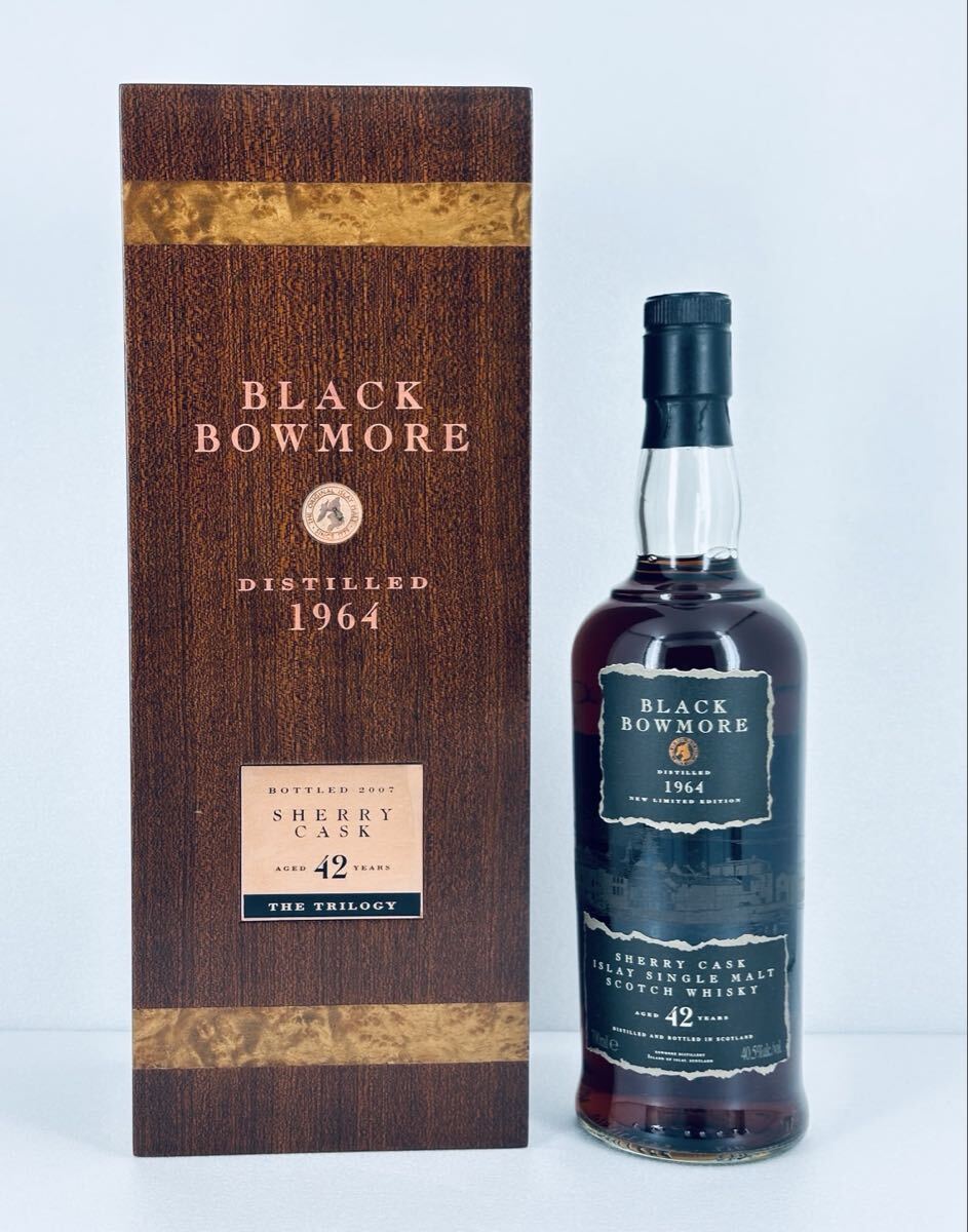 やや傷や汚れあり】1円～未開封古酒美品ブラック・ボウモア 1964 42年