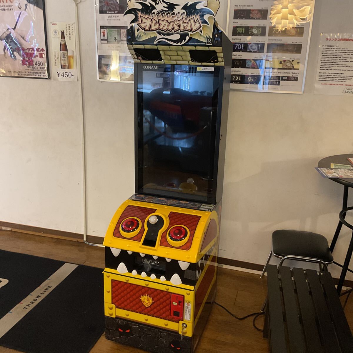 KONAMI オレカバトル　筐体　POP パーツ KONAMI オレカバトル アーケード ゲーム 筐体 コナミ キーチップ付