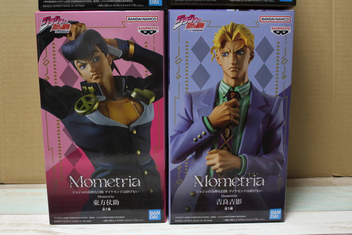 【未使用】ジョジョの奇妙な冒険 Mometria 空条承太郎 DIO 東方仗助 吉良吉影 全4種セット フィギュア プライズ 新品未開封 一番 ...