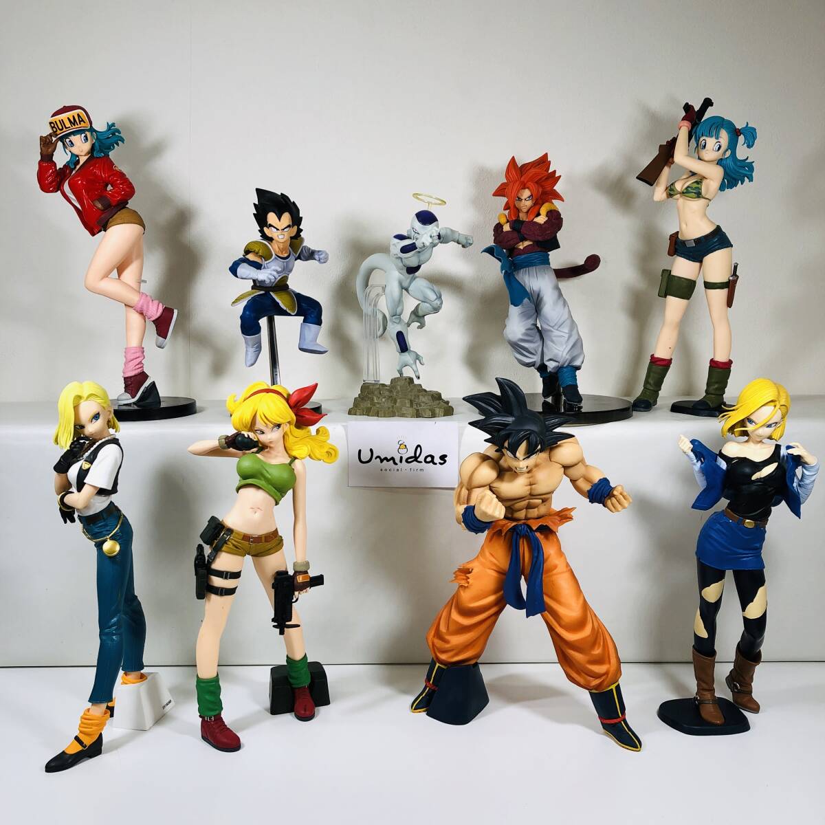 ドラゴンボール 人造人間18号 フィギュア リペイント 改造品【雷耶 