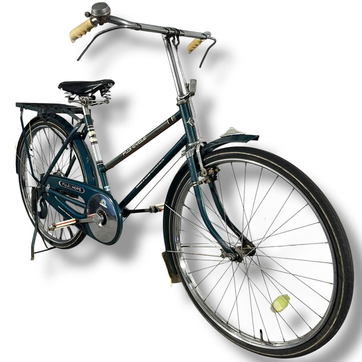 中古】FUJI・日米富士ヘッドバッチ・昭和レトロ自転車・実用車の