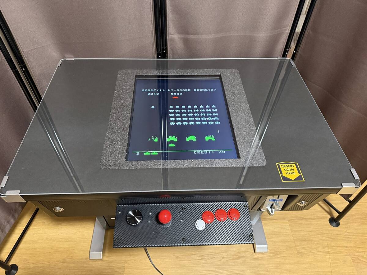 中古】花札 花合わせ・6 テーブル 筐体 アーケード 基盤 鍵付きの落札