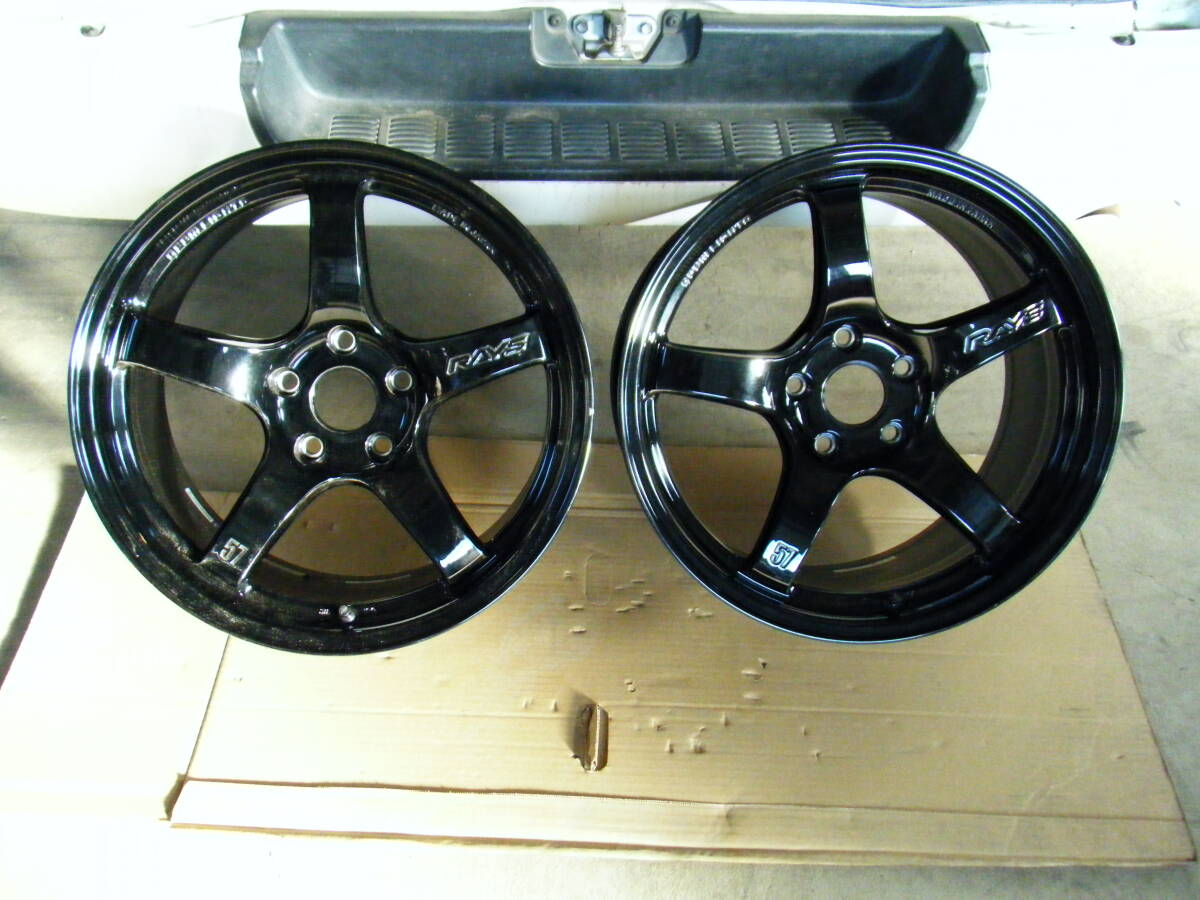 中古】180SX 新品SS595 9J 215/45r17 2本 45穴マルチ ドリケツにの