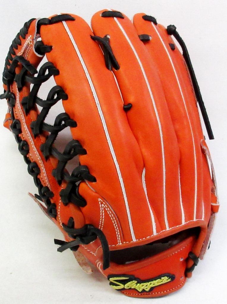 新品】久保田スラッガー 軟式 内野手用グラブ KSオレンジ KSN-22PS 湯