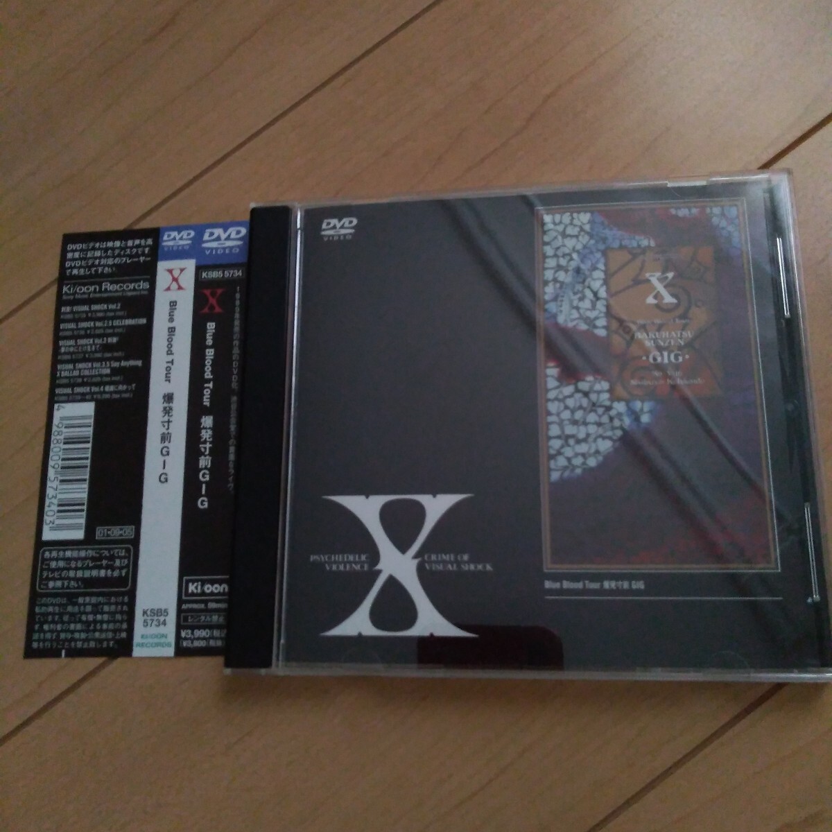X JAPAN 1989-1990パンフレット BLUE BLOOD TOUR ブルーブラッドツアー