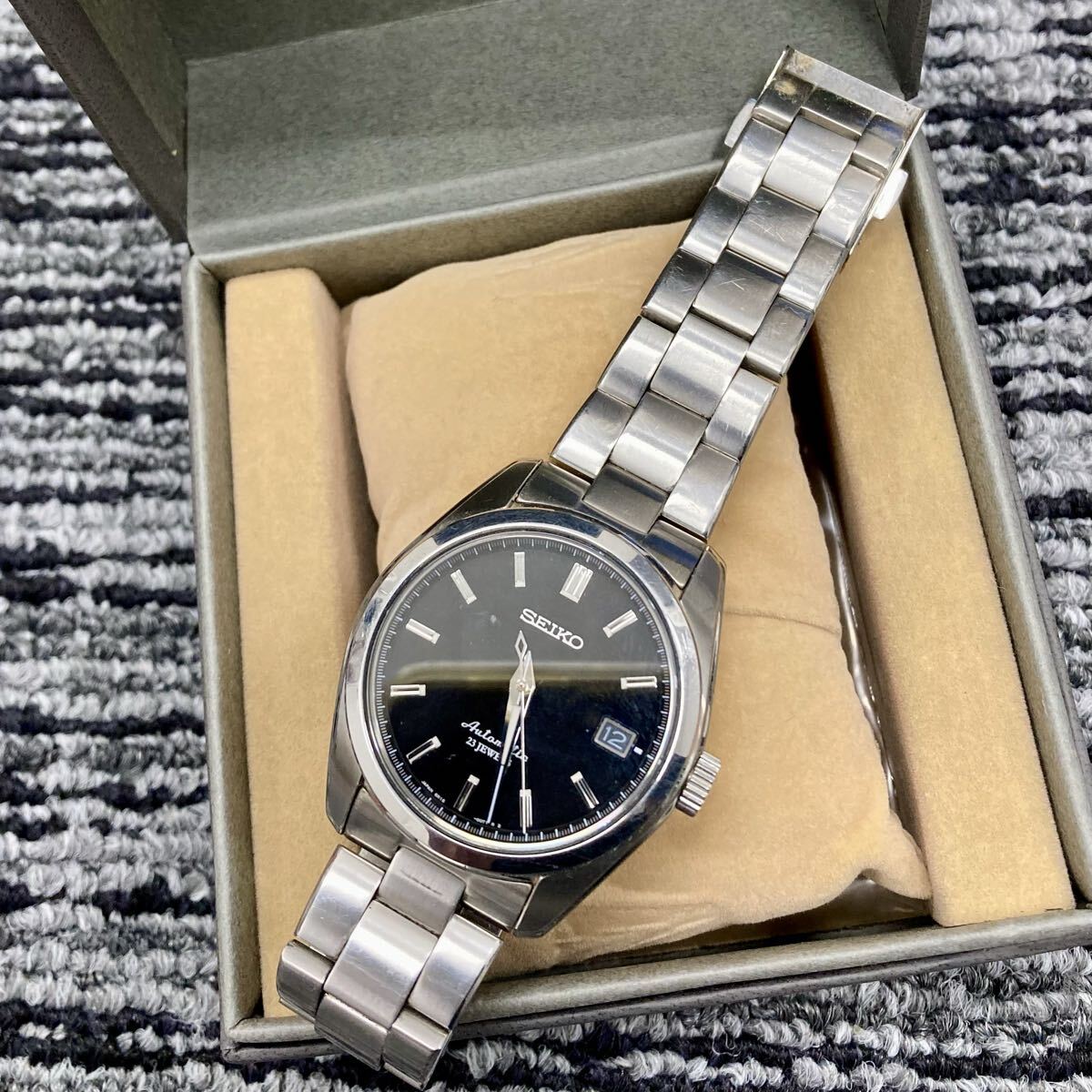 動作品 SEIKO セイコー メカニカルウォッチ 4S25-8010 自動巻 メンズ