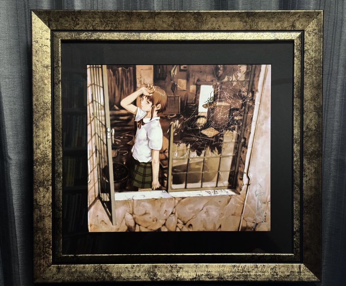 新品】Serial experiments lain B1ポスター 安倍吉俊 直筆サイン入りの