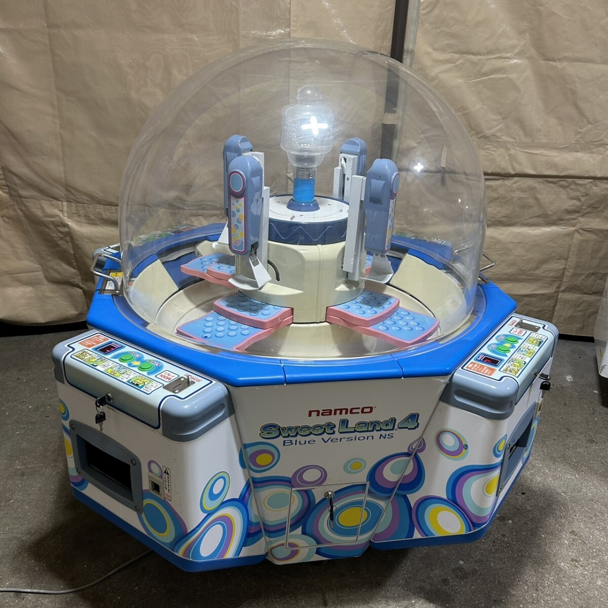 セバスチャン クレーンゲームカリーノ2 エスプランUFOキャッチャー エスプラン カリーノⅡ SP UFOキャッチャー 取説・鍵・キャスター付