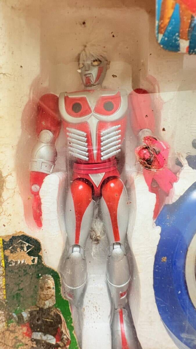 14 昭和レトロ◇タカトク メガロマン ソフビ 人形 約29cm◇の落札情報