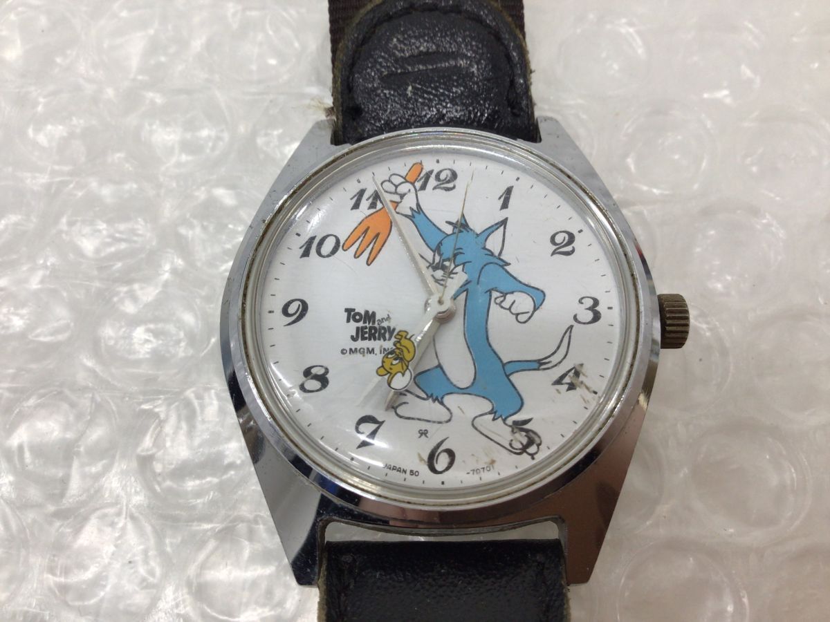 トムとジェリー　デジタル　ALBA 腕時計 ビンテージ SEIKO ALBA アニメタイム トムとジェリー デジタル腕時計