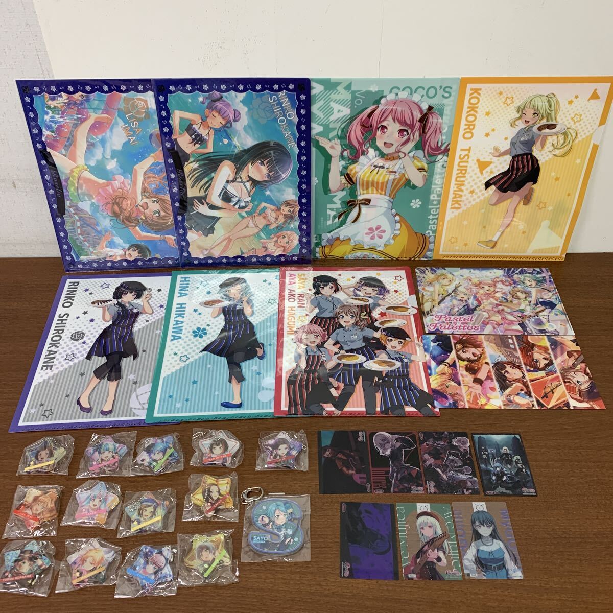 バンドリ ガルパcafe ボーカル組 A4クリアファイル 戸山香澄 美竹蘭