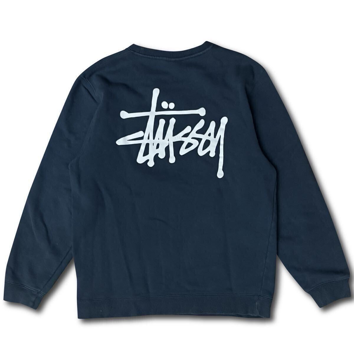 ☆ 14aw Supreme Classic Logo Striped Rib Crewneck シュプリーム 