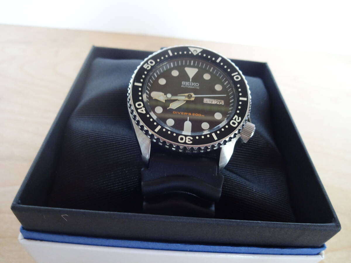 セイコー SEIKO ダイバーズ ブラックボーイ 自動巻き NATOベルト付