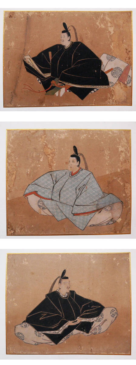 掛軸 伝岩佐又兵衛 柿本人麿像 江戸初期 絵師 人麻呂影供 絵画の落札