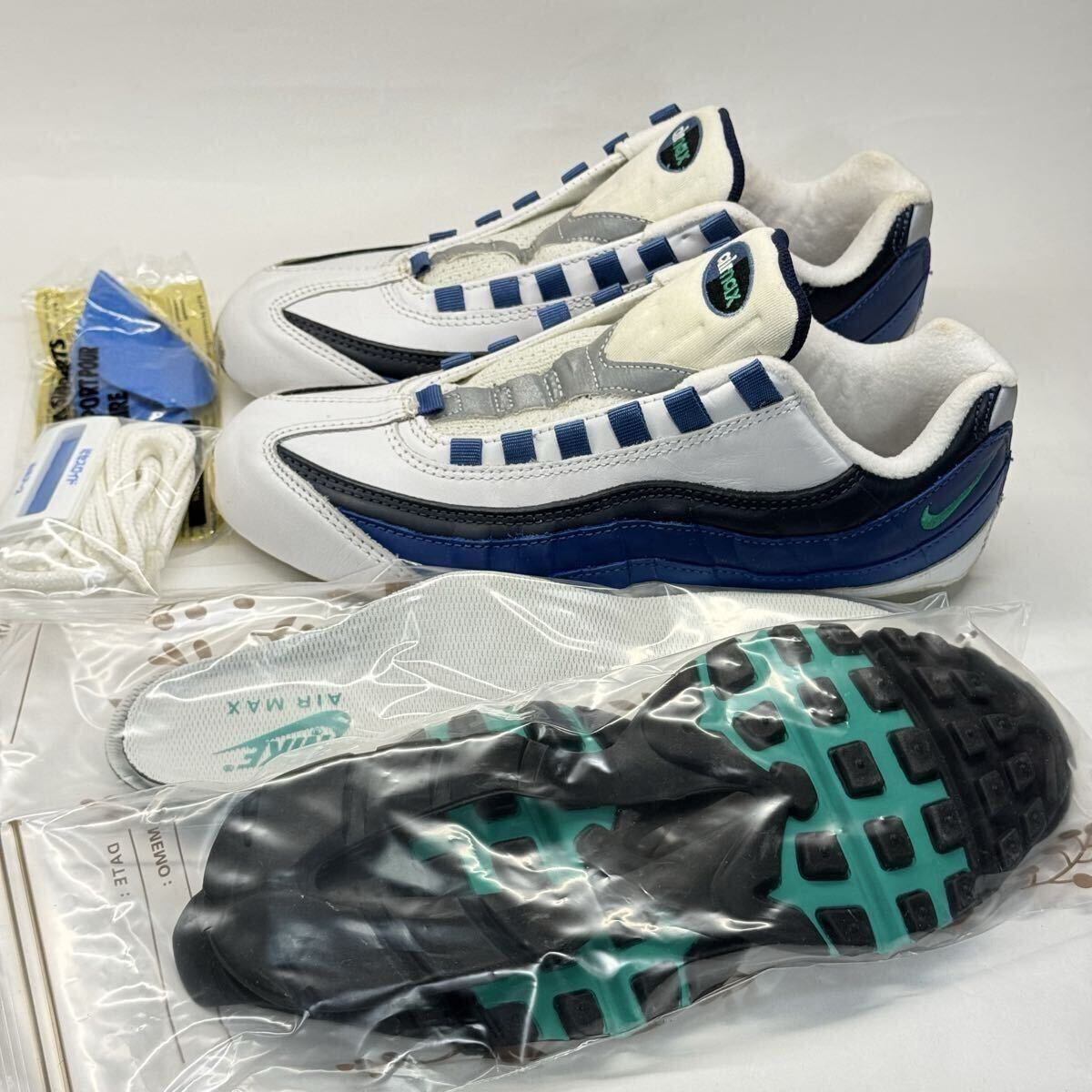 新品】 97年製 NIKE AIR MAX 95 ブルーグラデ 青グラデ レザー 27.5cm