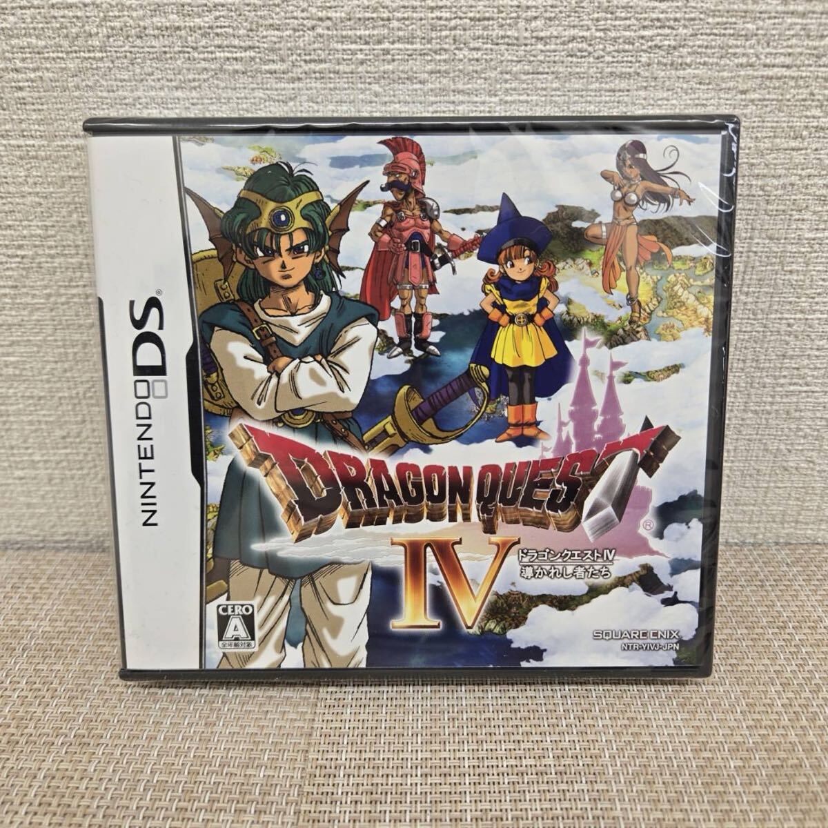 FC DRAGON QUEST ドラゴンクエスト IV DQ 4 導かれし者たち 発売告知