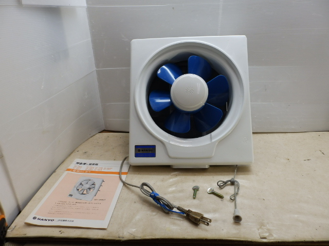 SANYO 換気扇 EK-20GAB 排気換気 20cm羽 取付角 25cm角 未使用！ 未