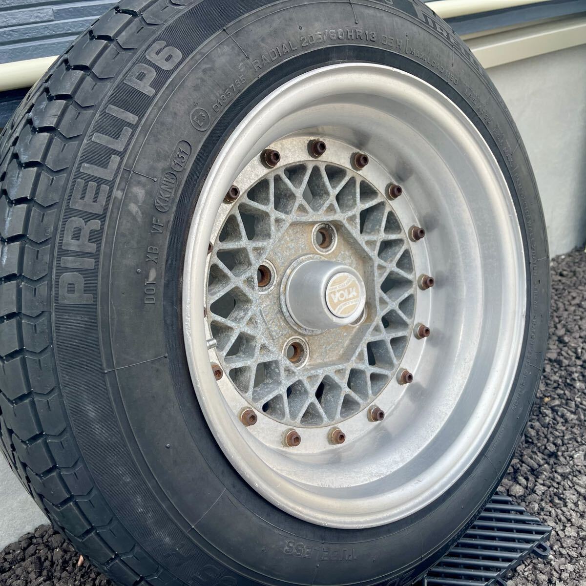 RAYS 初期 ボルクメッシュ VOLKメッシュ 7.5J？ 8J？ 4本セット レイズ