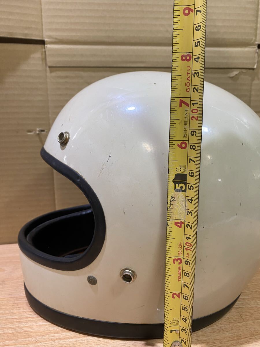ARAI ヘルメット フルフェイス HA ヒロタケ アライ 白 1970's