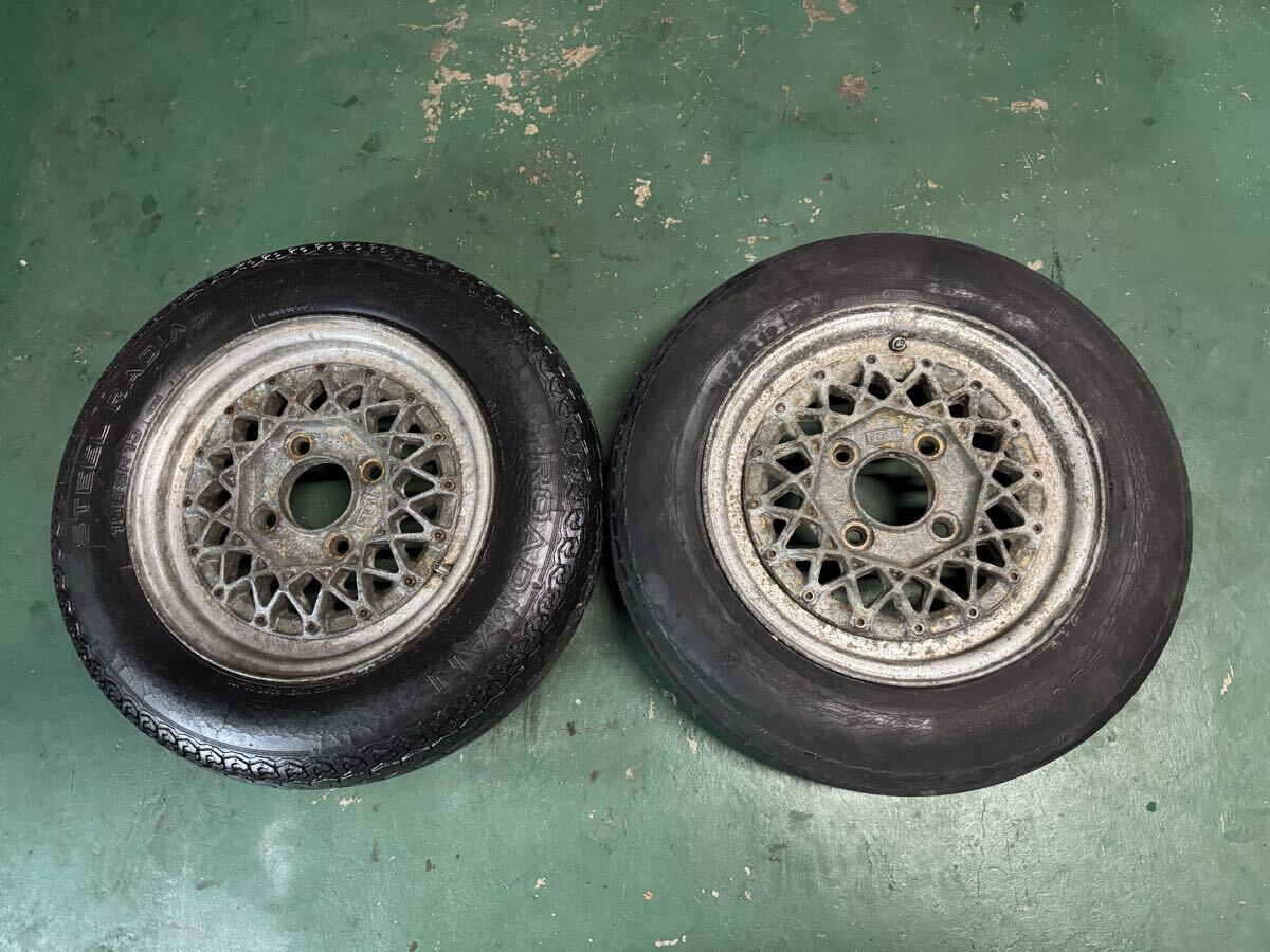鍛造 レイズ ボルクレーシング TE37 13インチ 6J ＋38 PCD100 ホイール 