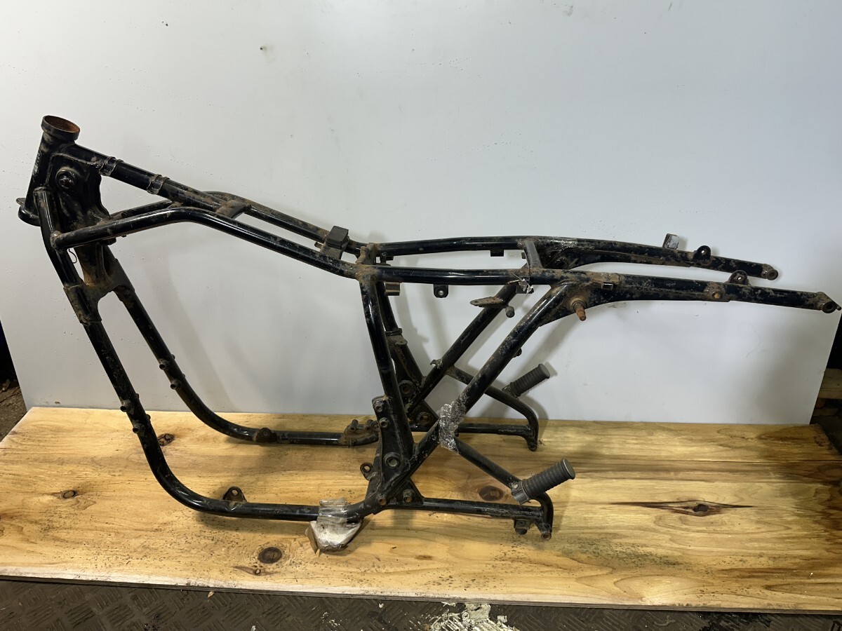 当時物 純正 国内 スーパーホーク 書類付きフレーム 0001 MC03 CB250N