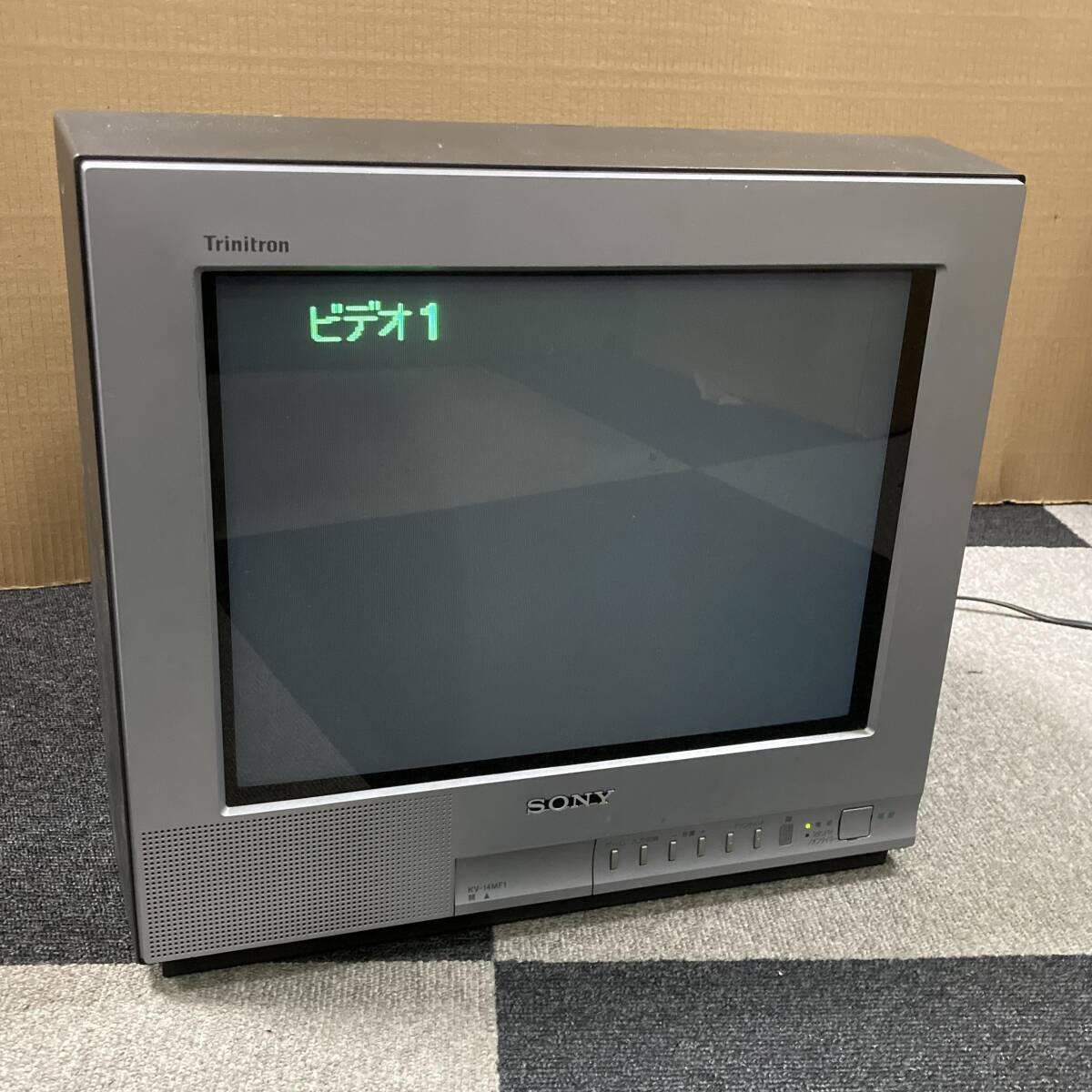 中古】aiwa アイワ 14型 ブラウン管 ビデオ内蔵テレビ VX-T14G10 2001