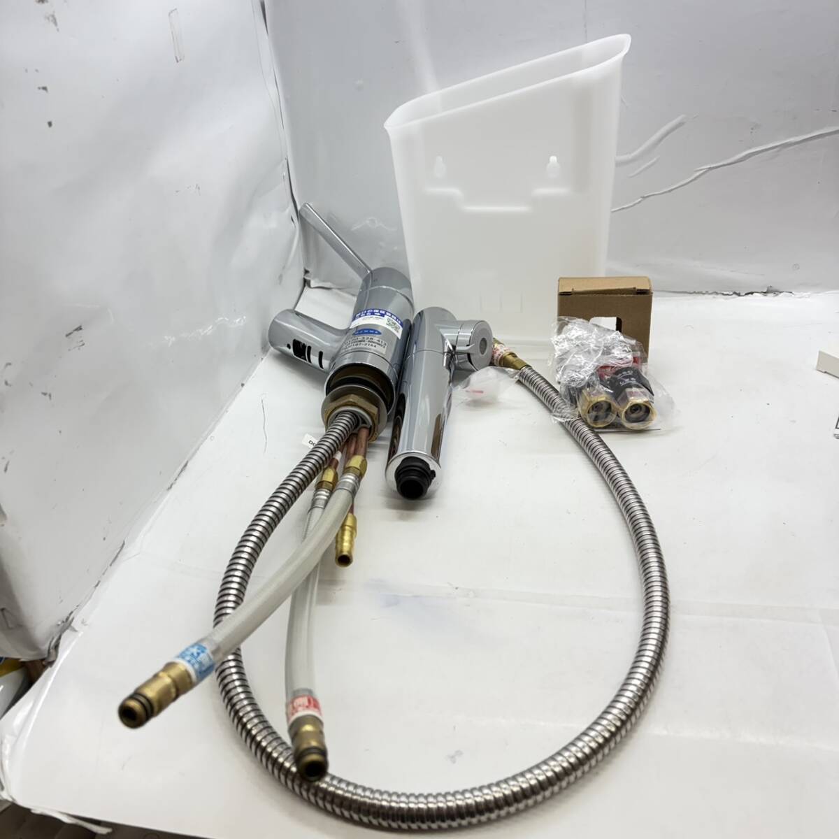 未使用 水工房クローレ 浄水器付き蛇口 JY290MN 新品同様] 新築外し キッチン用水栓 takagi 蛇口一体型浄水器 みず工房