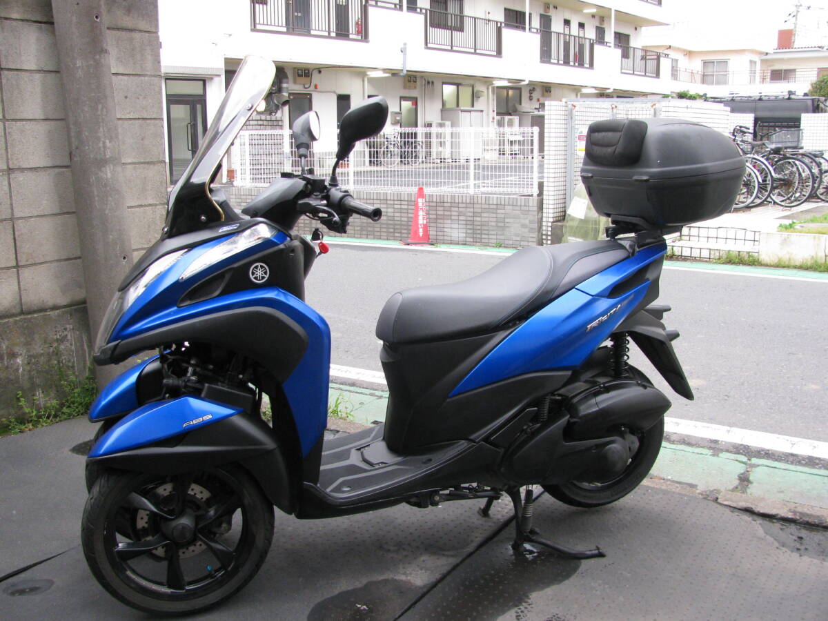 ☆YAMAHA トリシティ125/SEC1Jブルーコアエンジン/屋根付きバイク中古