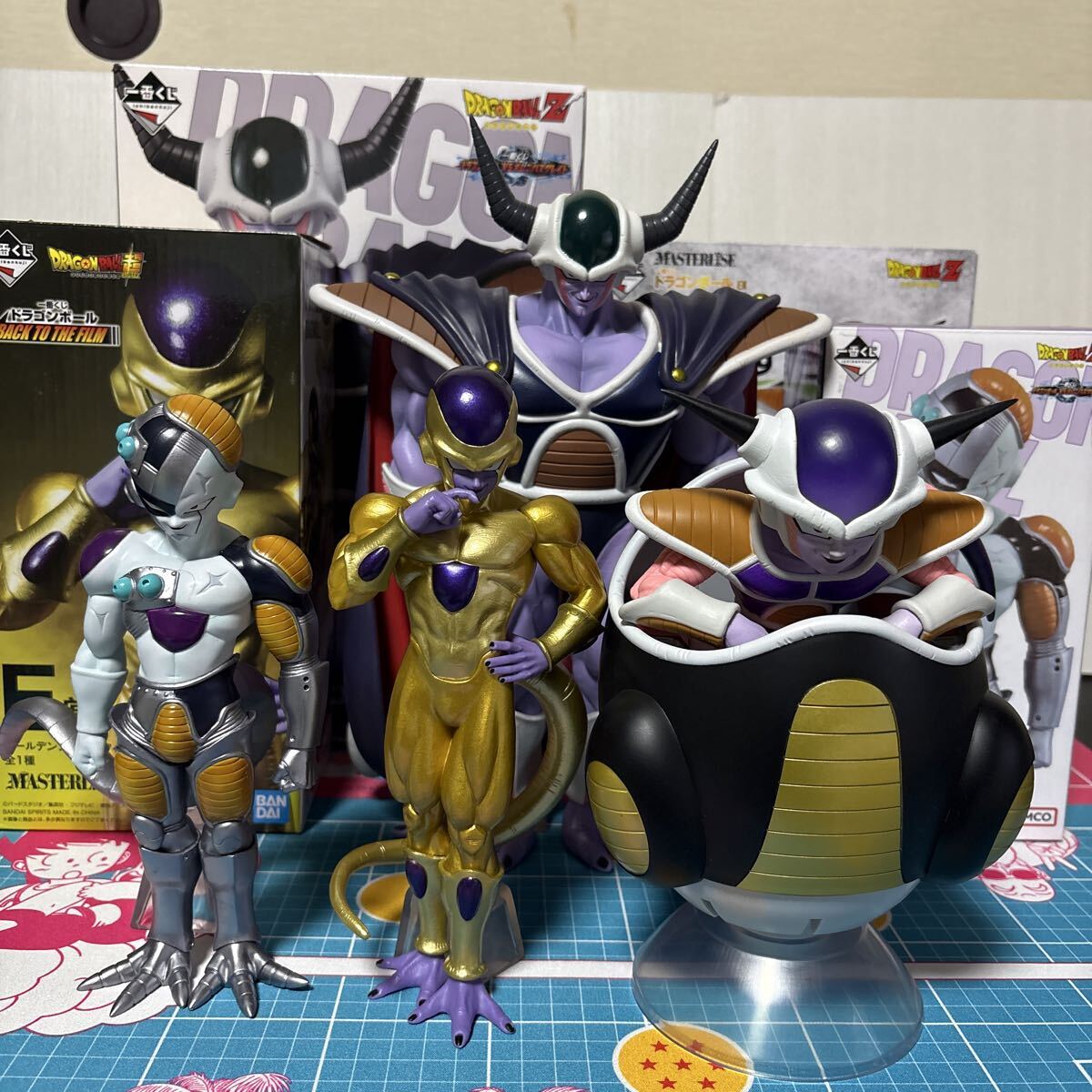 ドラゴンボール ゴールデンフリーザ 改造 リペイント フィギュア 一番