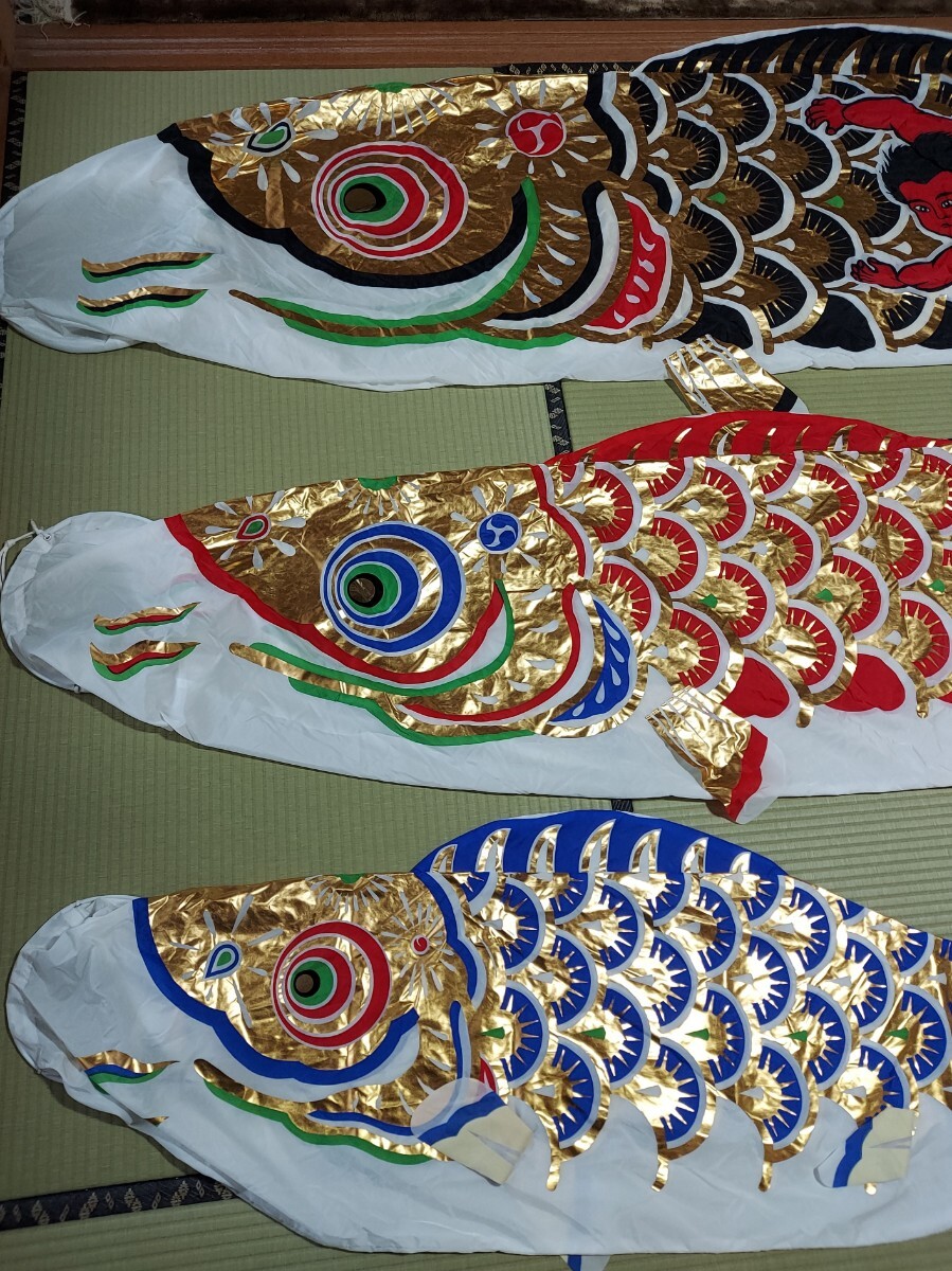傷や汚れあり】鯉幟 黒 金太郎 こいのぼり 節句飾り 鯉のぼり 子どもの