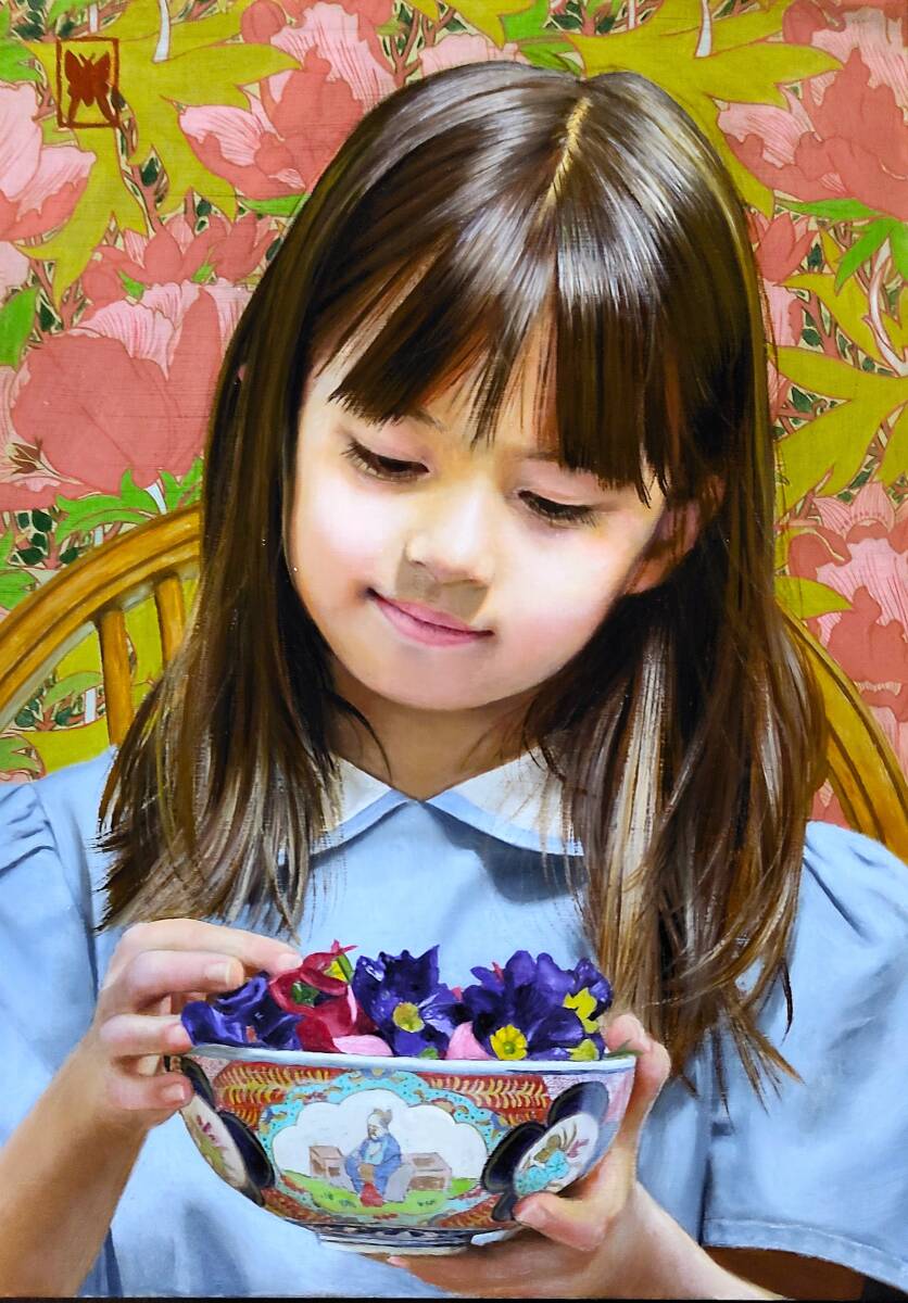 未使用】福田宏樹 （新作)* :Flowers and Girls(Ulya X)* Art Renewal