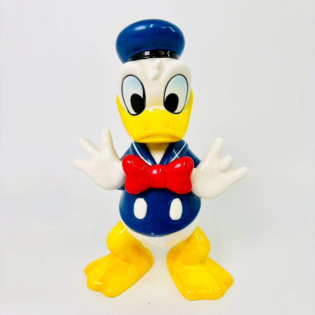 傷や汚れあり】2点セット ミッキー ミニー 時代物 置物 陶器 高さ 約24