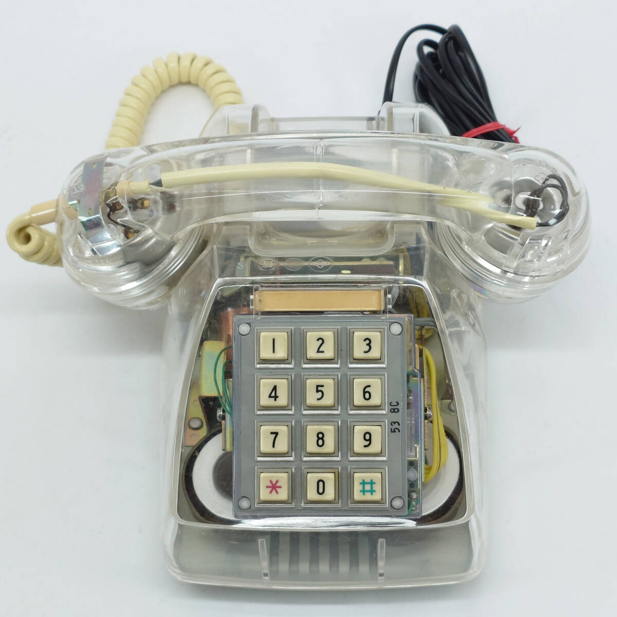 8384 昭和61年 レトロポップ 黒電話 エメラルド 60-P TK84 グリーン 