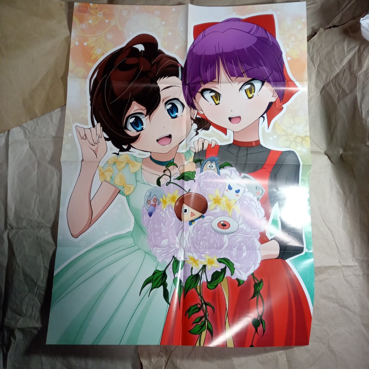 ゲゲゲの鬼太郎 ピンナップ・ポスター・冊子 付録 アニメディア ゲゲゲの鬼太郎 ピンナップ・ポスター・冊子 付録 アニメディア