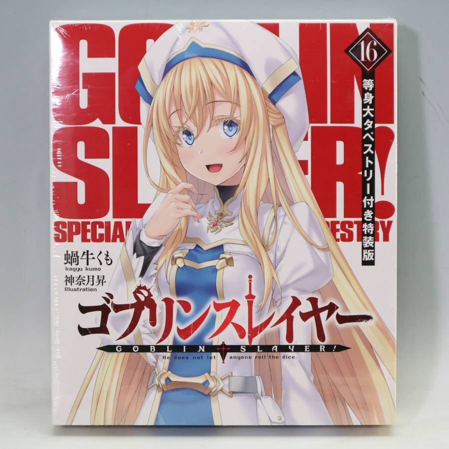 新品】○ゴブリンスレイヤー 受付嬢gh34 サイズ60x90cm○掛け軸