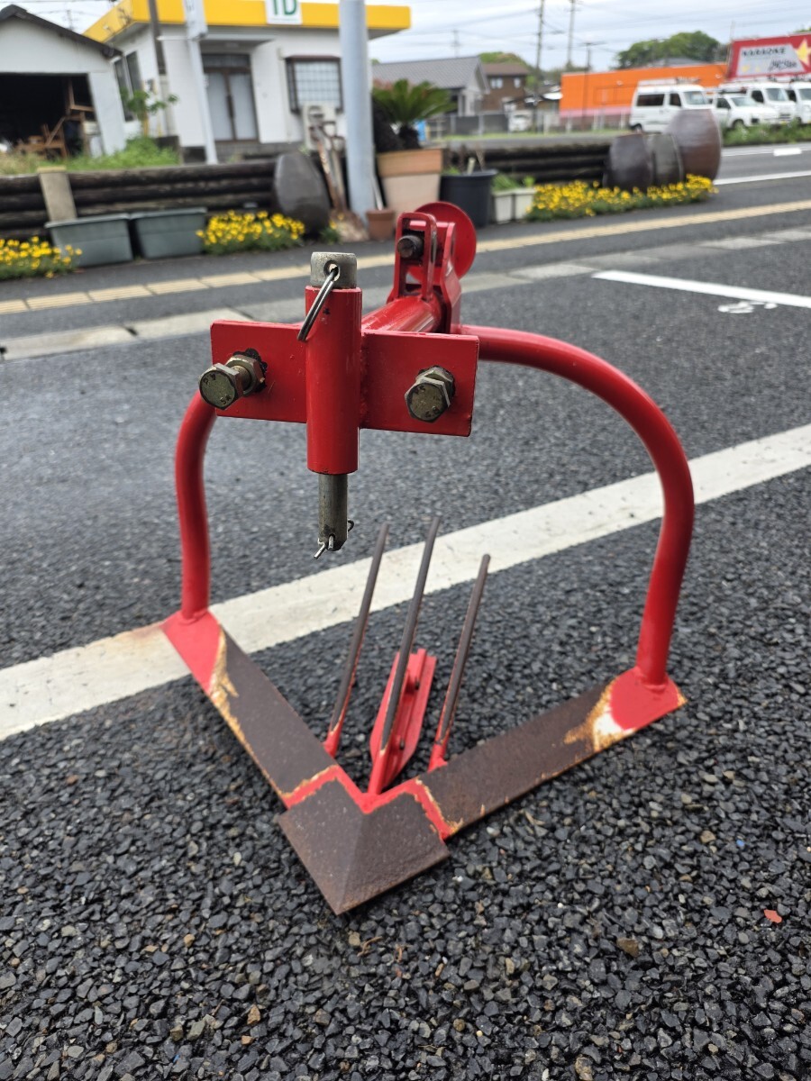 中古】ニプロ 堀取機 P-501 クボタTG550-K 掘り取り機 芋掘り機 耕耘機