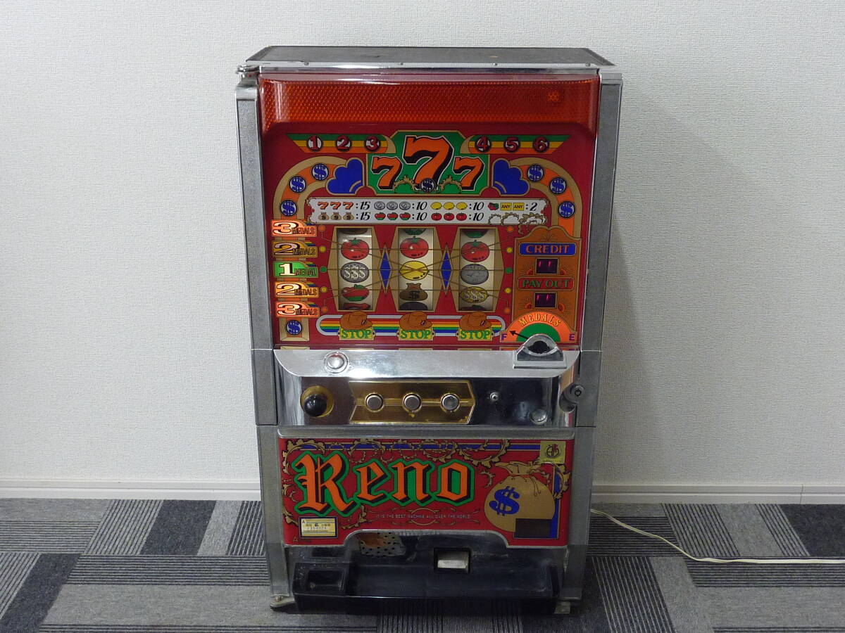 パチスロ3号機 ニイガタ電子精機 Reno 初代リノ実機 不要機 N/B不明