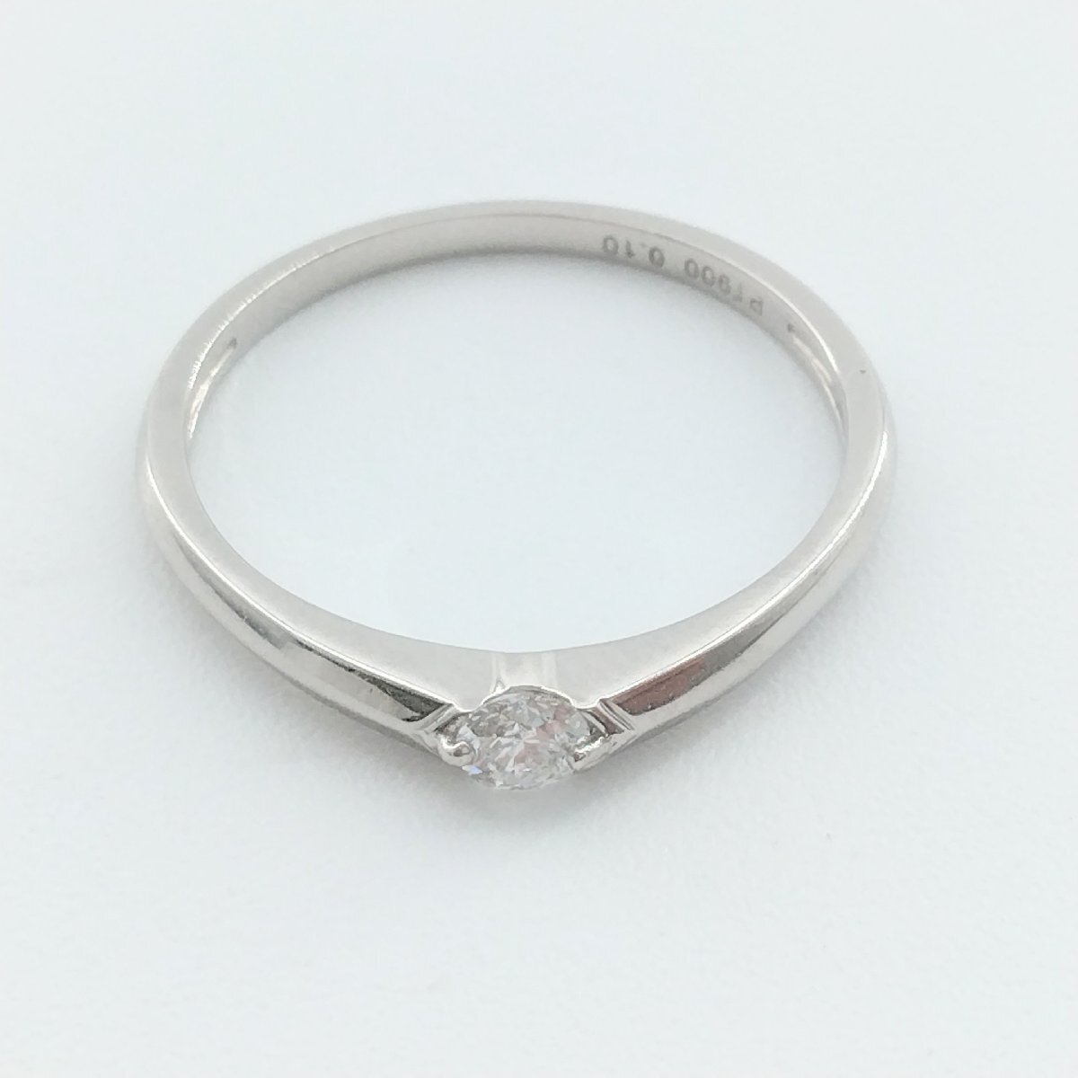 ティファニー Tiffany プラチナ Pt950 3Pダイヤ マリッジリング 結婚 
