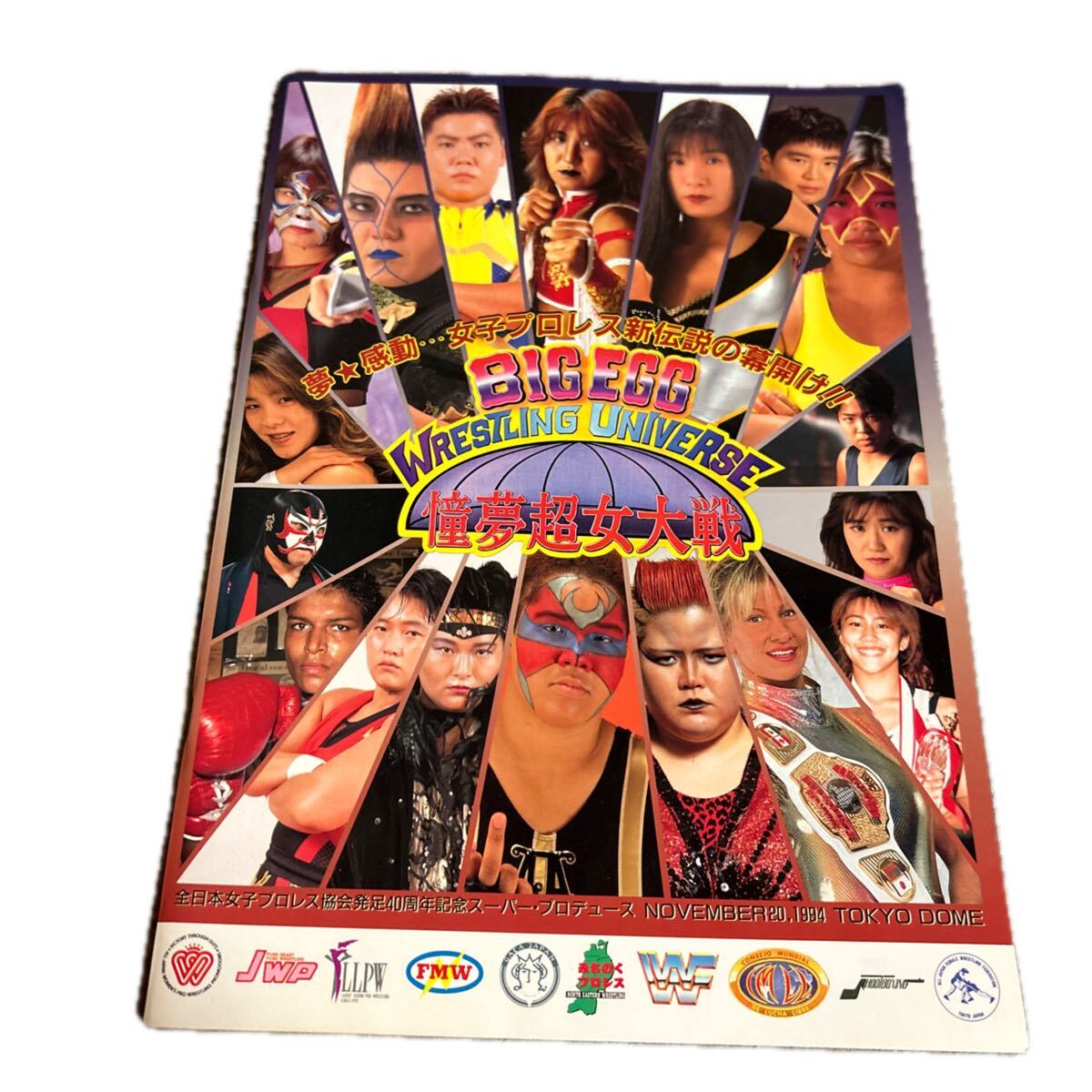 目立った傷や汚れなし】☆全日本女子プロレス パンフレット☆「GO GO