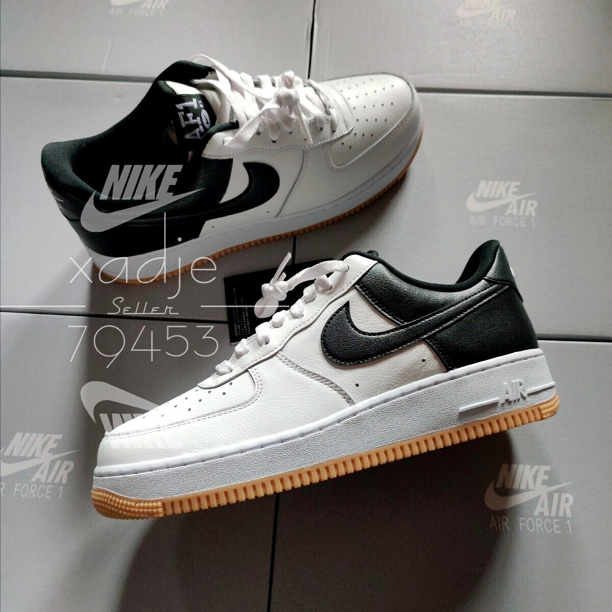 01年製 NIKE AIR FORCE 1 ナイキ エアフォース1 Lo レザー スニーカー 