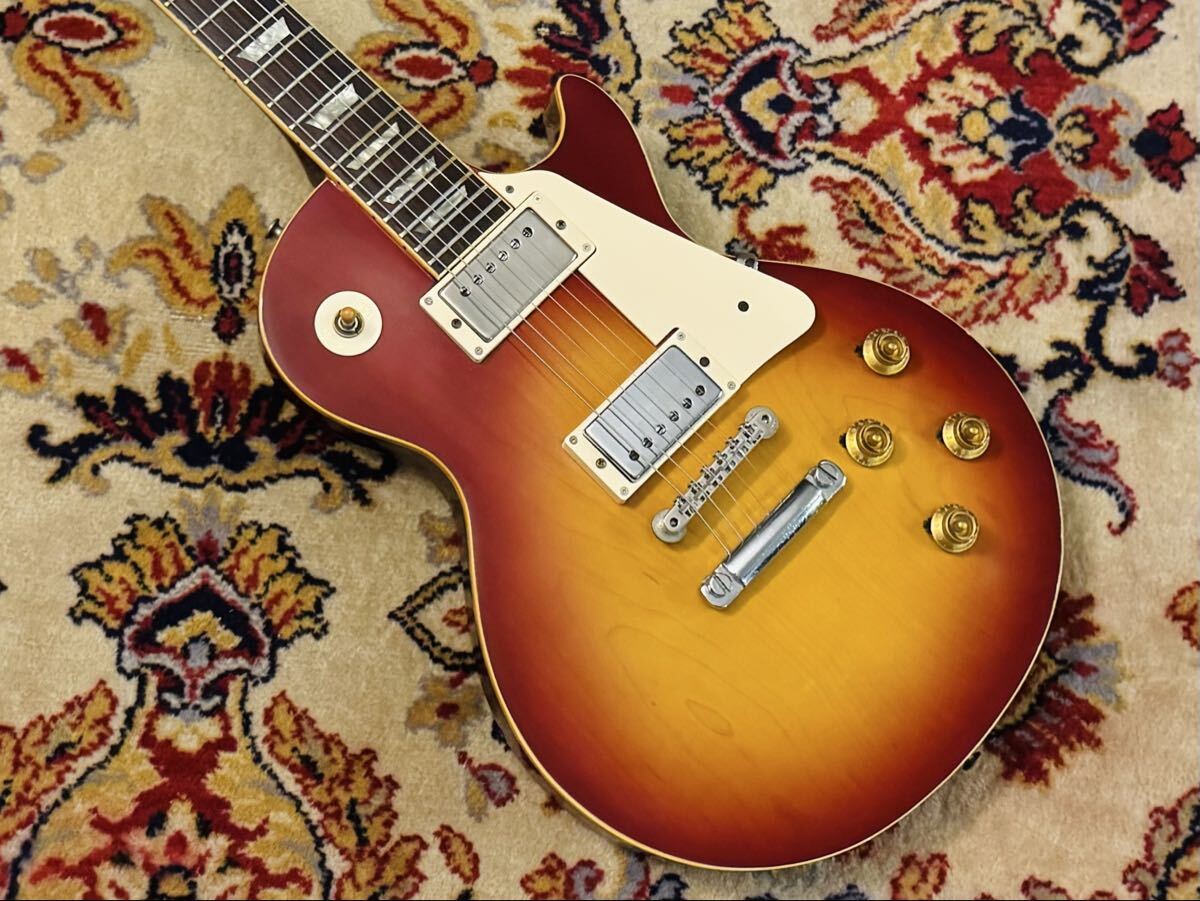 中古】希少 BURNY バーニー PLC-70 PP レスポール セミホロウ 美品の