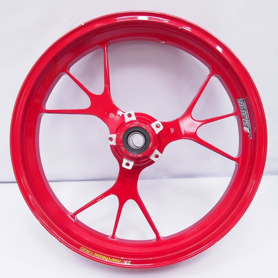 マルケジーニ製レーシングホイール3.50x17インチブラック3本スポーク