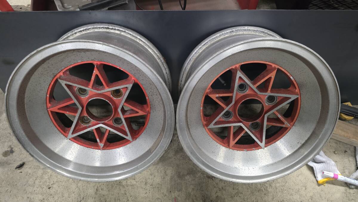 ◎ワタナベ 13インチ 7j Bタイプ 4H PCD114.3 ネオバ 165/60r13 2本