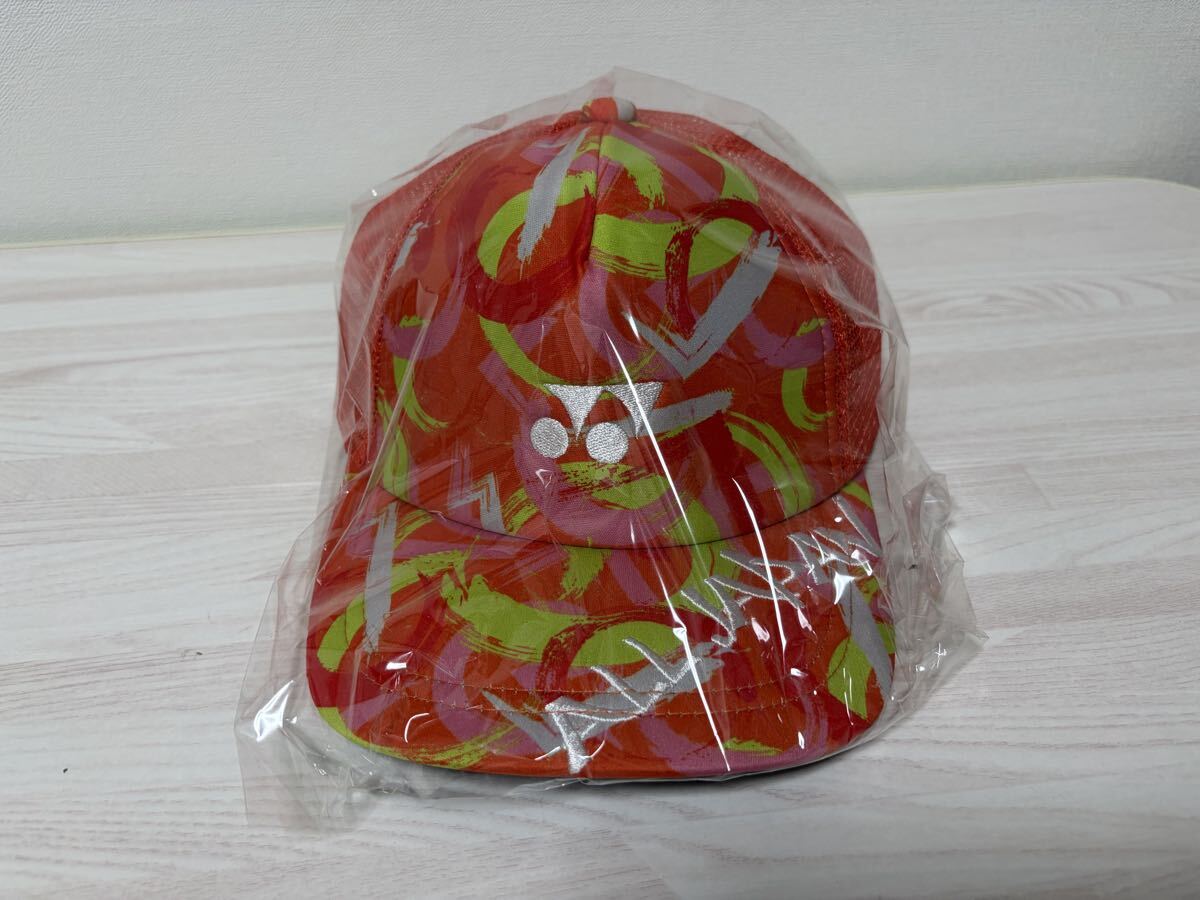 新品】ヨネックス 限定 2018 ALLJAPAN キャップ 白 金 帽子 オール