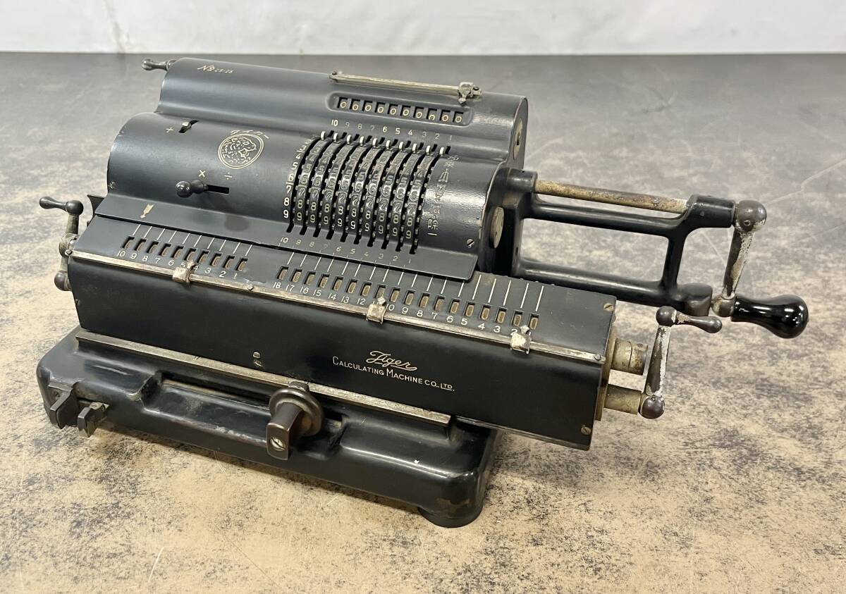 昭和レトロ 日本計算機 手回し計算機 Nippon Calculating machine SM